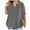 B232 Dark Gray summer tops for women clearance under $5, variant on Summer Xqxayjr Tee Shirts for Women Summer Tops Under $5 Loose Fitting V Neck Half Sleeve Solid Color Plain Blouses Trendy Summer Green Clothing Mother's Day Gifts