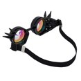 thumbnail image 5 of Steampunkn Glasses Goggle with Rainbow Crystal Glass Lens, 5 of 6