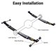 thumbnail image 3 of Yescom Set of 2 Rear Leaf Springs for Club Car Precedent Golf Cart Heavy Duty Dual Action with Bushings, 3 of 7