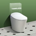 thumbnail image 5 of Horow Smart Toilet with Heated Seat, Automatic Power Flush Tankless,Ceramic One Piece Toilets no bidet, 5 of 13