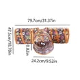 thumbnail image 5 of Leeye Halloween Cat Tunnel Toy Set Foldable, Collapsible Cat Tube with Feather Wand Balls Mice for Indoor Cats Kittens, Interactive Pet Play Kit, 5 of 8