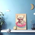 thumbnail image 5 of 12x18 inch Bathroom Decor Cow'S Sun Bath Time Frameless Painting Wall Art,Home Bathroom,Children'S Room,Living Room,Study Wall Decor Prints & Posters,For Sun Bath Enthusiast Gifts,Lounge,Bar, 5 of 6