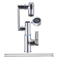 thumbnail image 4 of Cerypsa Rotated Bathroom Faucet 360 Degrees Smart LED Digital Display 3-Modes Sprayer Chrome, 4 of 9
