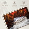 thumbnail image 6 of Elephant Stock Tahquamenon Falls In Autumn Wall Art - Horizontal Canvas Wall Art - Living Room Wall Decor - Nature Canvas - Gray And Orange Decor - 12" x 8", 6 of 8