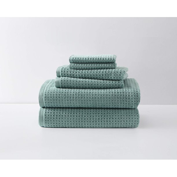 Toallas de baño Tommy Bahama de algodón altamente absorbente, juego de 6 piezas
