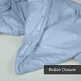 thumbnail image 5 of ROYALE Lake Blue Duvet Cover Full Size - Washed Duvet Cover, 3 Piece Double Brushed Duvet Covers set with Button Closure - 1 Duvet Cover 80x90 inches and 2 Pillow Shams - Comforter Cover, 5 of 8