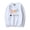 White, variant on Example Merch Hoodie unisex long sleeved retro casual round neck pullover
