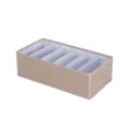 thumbnail image 4 of Closet Organizers and Storage Drawers Drawer Underwear Storage Box Dormitory Folding Underwear Sorting Box Wardrobe Storage Cloth Art Sub-Packing Box Foldable Cloth Storage Box, 4 of 9