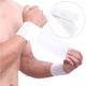 thumbnail image 4 of Yuarrent Muñequera deportiva Vendaje de compresión flexible Soporte para esguince de brazo de pantorrilla Accesorios para máquinas de ejercicios Blanco, 4 of 5