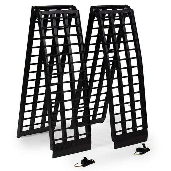 Titan Ramps 9' Heavy-Duty 4-Beam Arched ATV Loading Ramps - 2,000 lb. Capacity