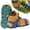 B, variant on Heavy Duty Garden Sandals with Hook and Loop Straps for Soil Aeration and Easy Installation in Yard Patio Outdoor Spaces