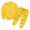 fall winter outfits-Yellow, variant on TOWED22 Toddler Baby Boy Fall Winter Outfit Waffle Solid Color Long Sleeve Sweatshirts Stretch Jogger Pants Newborn Clothes Set(Blazer,9-10 Y)
