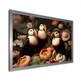 thumbnail image 2 of Designart "Modern Portrait of a Puffin Bird II" Animals Framed Wall Art Decor - Coastal Pink Coastal Animal Entryway Framed Wall Art Print, 2 of 6