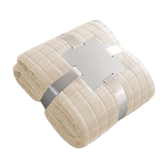 Fesfesfes Couvertures d'Été Couverture Multifonctionnelle Douce Jeté de Sieste Flanelle Lit Confortable Design Lavable en Machine Chambre