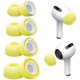 thumbnail image 1 of wonima44 4 Pairs Replacement Ear Tips for AirPods Pro and AirPods Pro 2 with Noise Reduction Hole, Non-Slip Soft Silicone Ear Tips for AirPods Pro and Fit in The Charging Case(XS/S/M/L), 1 of 1