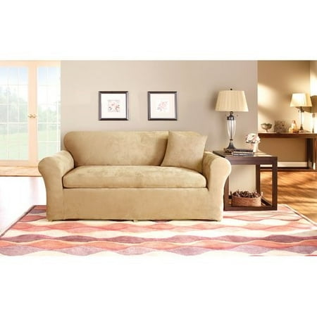 Sure Fit Stretch Suede 3 Piece Sofa Slipcover Walmart Walmart Sure Fit Stretch Suede 3 Piece Sofa Slipcover Walmart Walmart