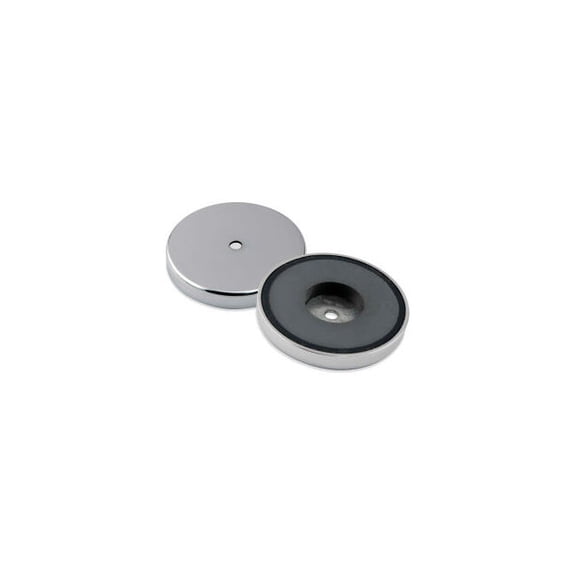 Master Magnetics Ceramic Round Base Magnet RB80PRCBX - 95 Lbs. Pull