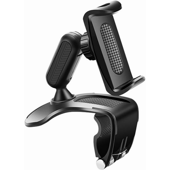 Plixorahub Phone Holder - Universal 360 °   Dashboard Mount, Foldable Flat Design, Quick Installation, No Sticky Residue, Strong Grip for Phones 4"-7", Secure Car Phone Holder for Navigation & Driving