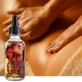 thumbnail image 1 of Fiudx Ofertas Relámpago Aceite De Masaje De Flores Secas De Rosa, Aceite De Masaje Transparente Y Fácil De Absorber, 60 Ml, 1 of 6