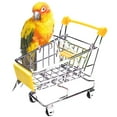 thumbnail image 1 of Mini Shopping Cart Creative Alloy Bird Shopping Cart Pretend Toy for Parrot, 1 of 10