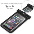 thumbnail image 5 of JOTO Universal Waterproof Pouch Phone Dry Bag Underwater Case for iPhone 11 Pro Max XS Max XR X 8 7 6S Plus SE 2020 Galaxy Pixel up to 6.9", Waterproof Case for Pool Beach Swimming Kayak Travel -Black, 5 of 5
