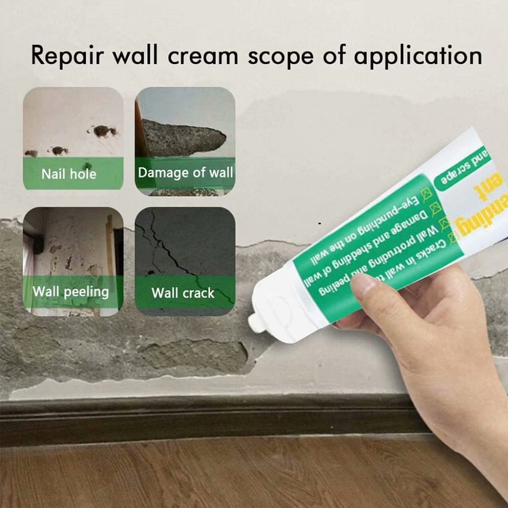 Drywall Repair Kit Dry Wall Repair Cream & 6Pcs Aluminum Wall Repair Patch  White - Yahoo Shopping