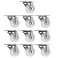 thumbnail image 1 of ANGGREK 10 Pcs Roulettes Universelles Blanches en PP de Remplacement pour Armoire Étagère Meubles pour Bébé, Roulettes, 1 of 8