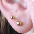 thumbnail image 3 of DESIGNICE 10Pcs Stud Earrings for Women,Bare Feel Flat Back Stud Earrings,Irritation-Free Stud Earrings for Women Hypoallergenic,Steel, 3 of 4