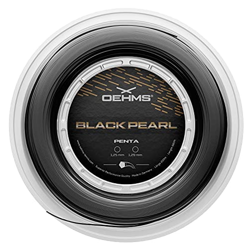 OEHMS "BLACK PEARL PENTA" Co-Polyester Tennis String 660ft 