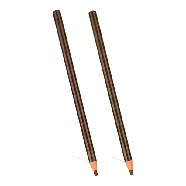 Lápiz de cejas,Lápiz de cejas Sudor Cosméticos a prueba de agua,Tire del cordón Peel off Lápiz de cejas Delineador de cejas,Eyebrow Enhancers pull Eye Brow Pencil,Conjunto de Café Ligero Yinane Lápiz de cejas