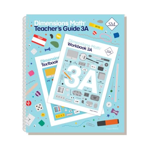 Pre-Owned Dimensions Math Teacher's Guide 3A, 9781947226364, 1947226363, Paperback,