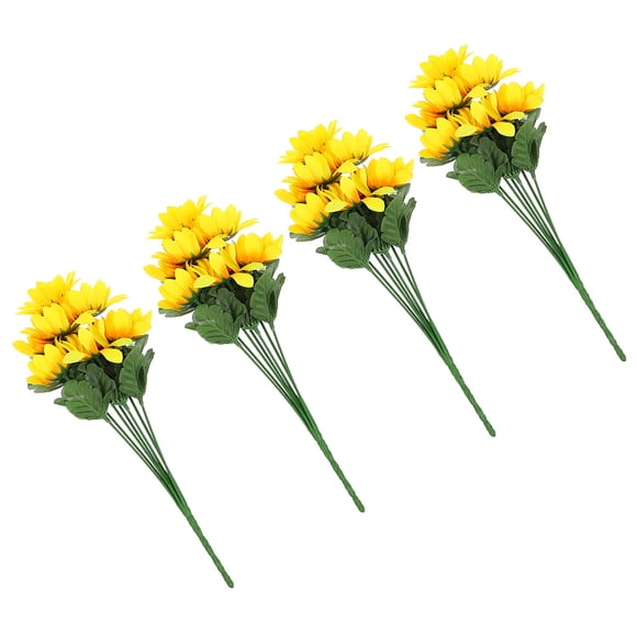 Greenadscape Bouquet Simulado De Girasol Amarillo Para De Y Fiestas