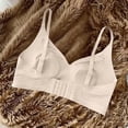thumbnail image 7 of Sakmal Womens Sports Bras Spaghetti Straps Workout White Breathable Solid Compression Sports Bras for Women 2XL, 7 of 7