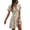Z001_Beige, variant on V Neck Aline Dresses for Women Flowy Flora Short Sleeve Mini Dress Summer Casual Wedding Guest Sundress