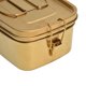 thumbnail image 2 of Fiambrera de acero inoxidable 1.5L 304, contenedor de comida Bento de doble capa, vajilla de metal dorada, 2 of 7