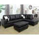 thumbnail image 1 of Hommoo Convertible Sectional Sofa, L Shaped Couch for Small Space Living Room, White(Without Ottoman) My Lux Decor Round, 1 of 7