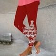 thumbnail image 5 of Mingw Festival Christmas Printed Leggings for Women Skinny Stretchy and Comfortable Yoga Pants Thermal Christmas Holiday Trousers,Multicolor,M, 5 of 5