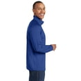 thumbnail image 3 of SPORT-TEK Men's Sport Wick Stretch 1/2 Zip Pullover S True Royal, 3 of 6