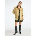 thumbnail image 3 of Scoop Women’s and Women’s Plus Cotton Oversized Cargo Barn Jacket, Midweight, XS-4X, 3 of 5