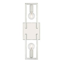 Designers Fountain Finni 2 Light Polished Nickel Wall Sconce Light, D271C-2WS-PN