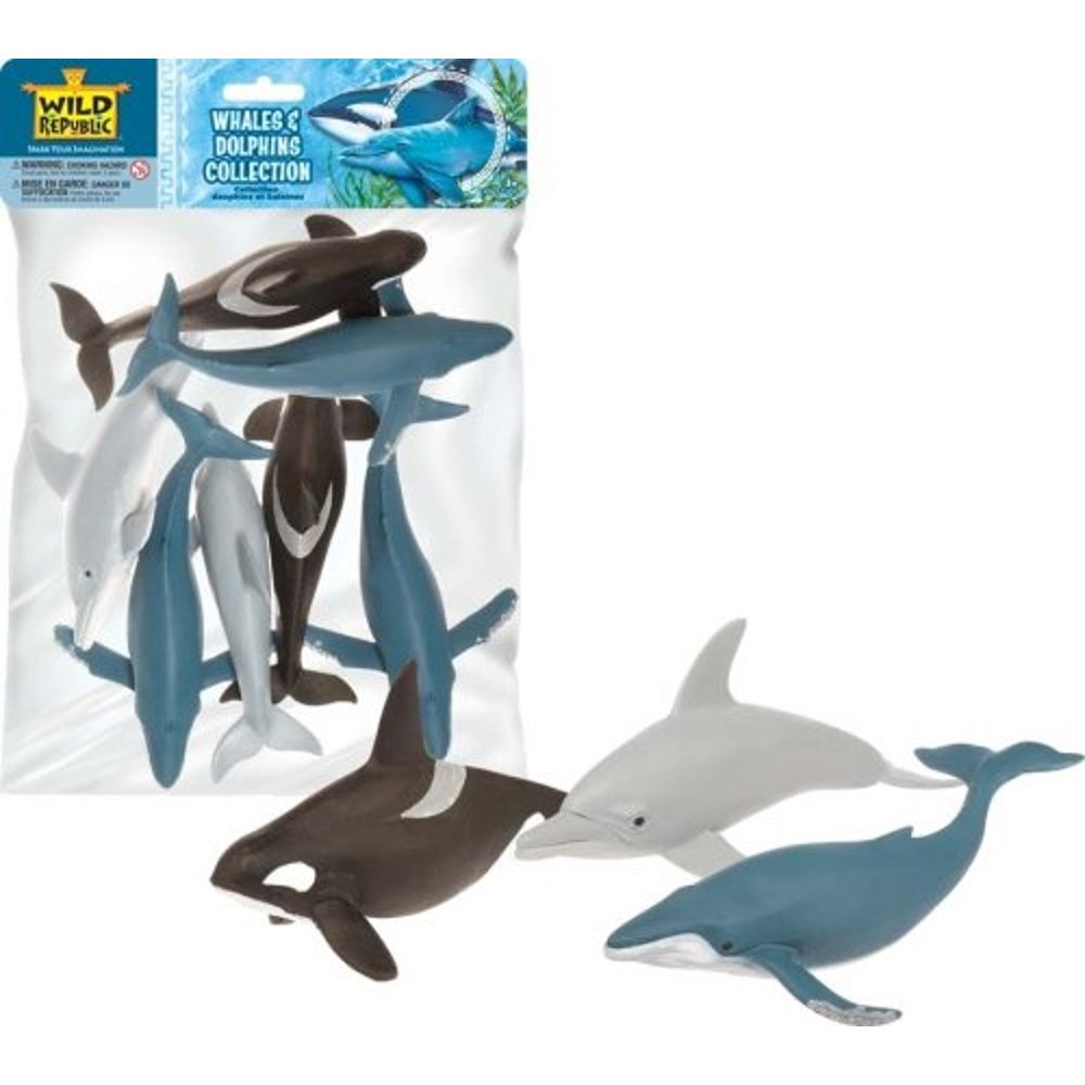 Wild Republic Polybag Whales and Dolphins