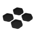 thumbnail image 3 of 4 almohadillas antivibración para lavadora, antideslizantes, silenciosas y a prueba de golpes, universales para refrigeradores, electrodomésticos y Hex Black, 3 of 8