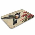 thumbnail image 3 of Hummingbird Bath Rug for Bathroom, Floral Decor, Rustic Farmhouse Bath Mat, Bath Mat Soft Non Slip Bath Rugs Indoor Doormat 16"x24", 3 of 7