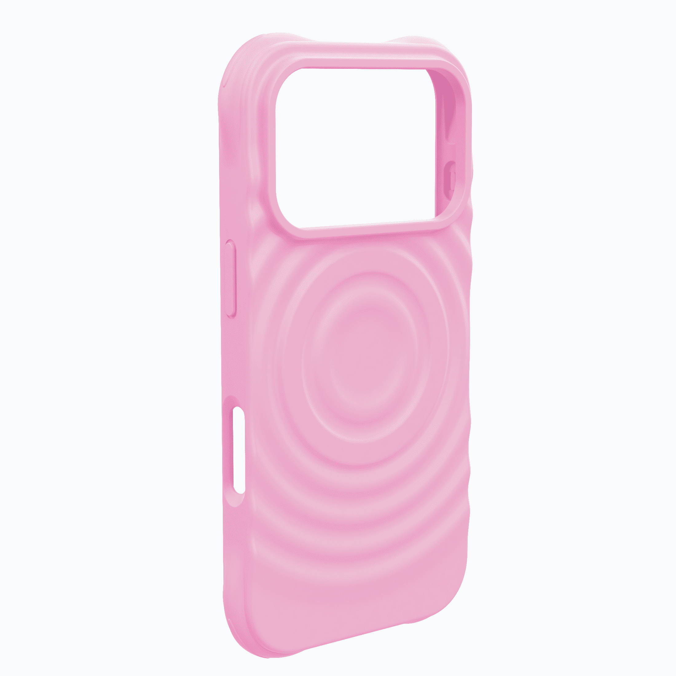 onn iPhone 17 Pro MagSafe Compatible Pink Bumper Case