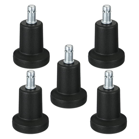 5PCS Bell Glides for Office Chair Wheels Replacement Fixed Caster Pads Chair Wheel Stoppers Computer Chair Glides for Carpet