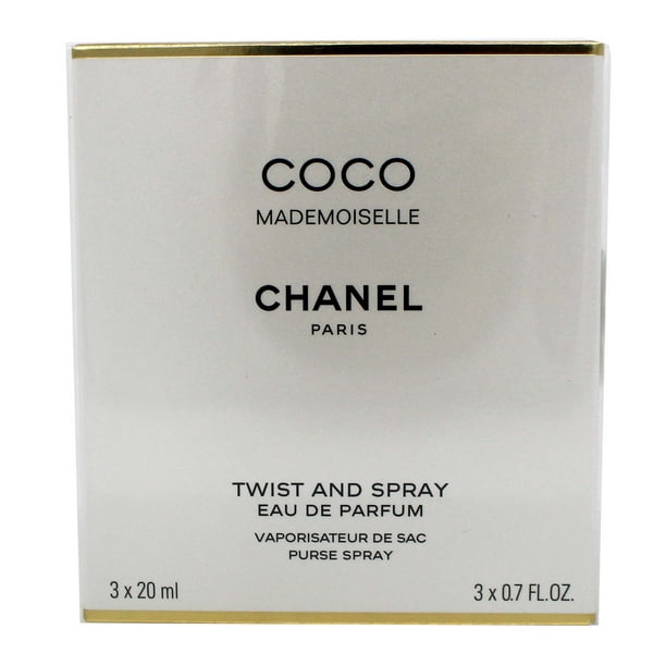 CHANEL Chanel Coco Mademoiselle Eau de Parfum Twist And Spray 3 X .7 Ounce
