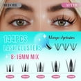 thumbnail image 3 of Kit de extensión de pestañas AMZGIRL LASH Manga Lash Clusters 144 piezas, 3 of 7