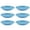 Blue, variant on YBM Home Unbreakable Round Deep Plastic Plate 15-Ounce | Tableware Plates BPA-Free, Blue 6 Pack