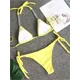 thumbnail image 4 of Conjunto de Bikini Sexy para mujer, traje de baño con estampado Floral 3D, Micro Bikinis brasileños recortados, traje de baño de playa con Tanga, color blanco y negro, 2024, 4 of 5