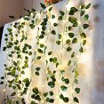 thumbnail image 5 of Guirnalda de luces Led de hojas artificiales solares, decoración navideña, cortina para habitación al aire libre, lámpara, decoración de jardín para fiesta de boda, 5 of 5